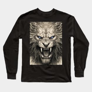 Blue Eyed beast Long Sleeve T-Shirt